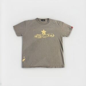 Vintage Quiksilver T-Shirt Y2K 1999–2001 Tubular Made in Mexico Medium Paint